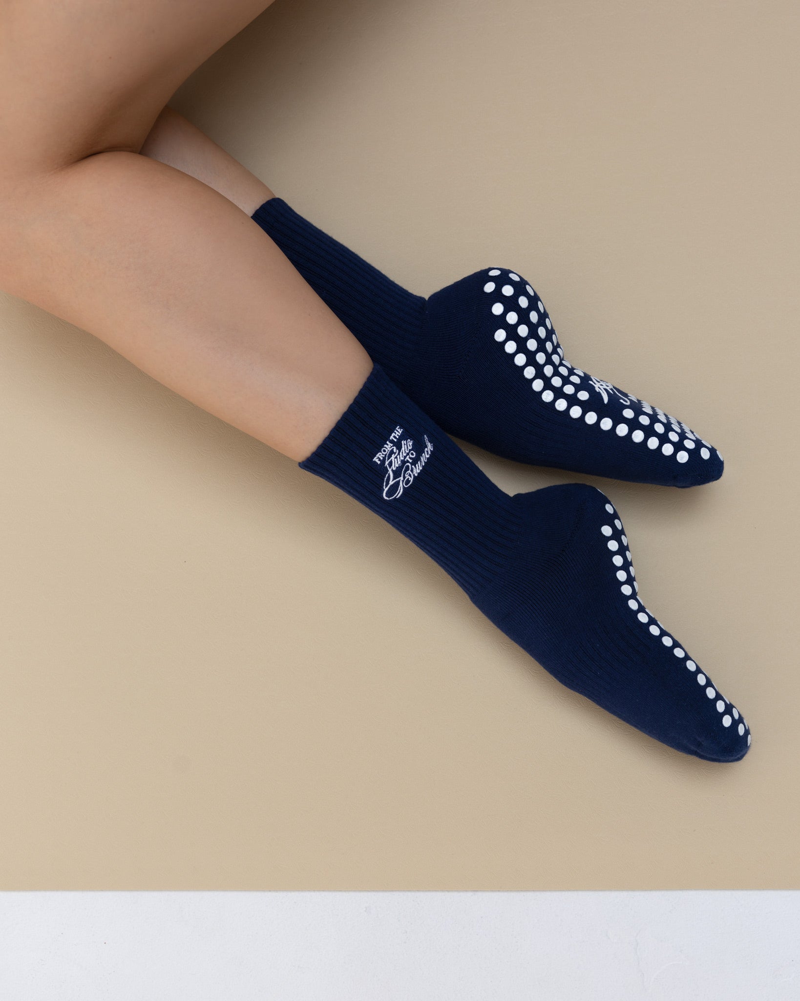 Studio To Brunch Pilates Grip Socks
